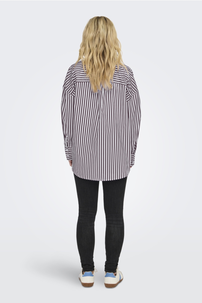 JDYVESPER L/S LOOSE SHIRT WVN NOOS 15338857 Cloud Dancer/FIG